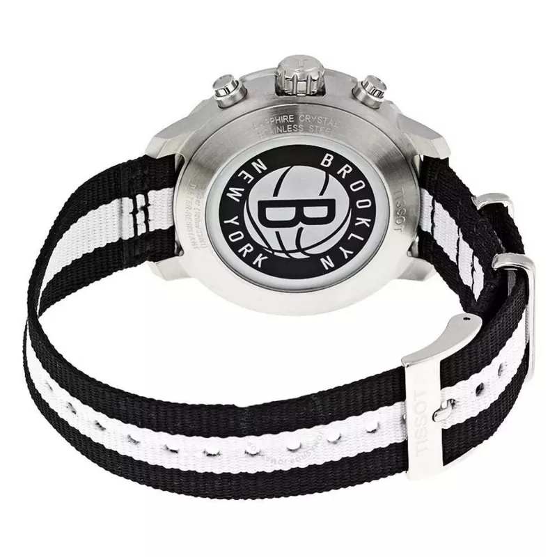 TISSOT T-Sport PRC 200 Zegarek chronograf 42mm niebieski gumowy pasek T095417170371