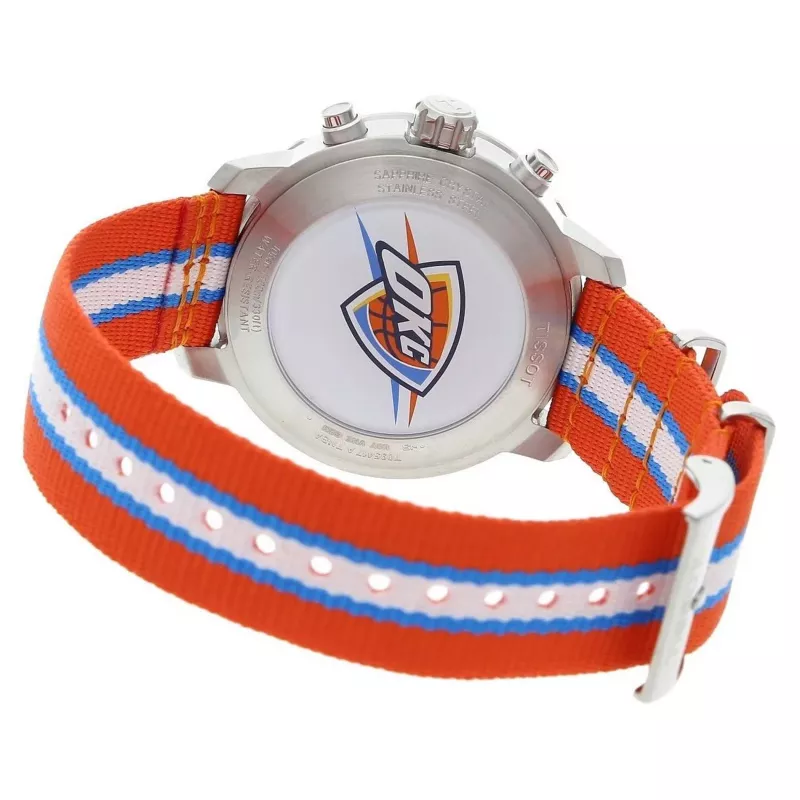 TISSOT T-Sport Quickster Męski Szwajcarski Kwarcowy Zegarek Chronograf 42mm Biała Tarcza Biały Pasek Silikonowy T09547170371