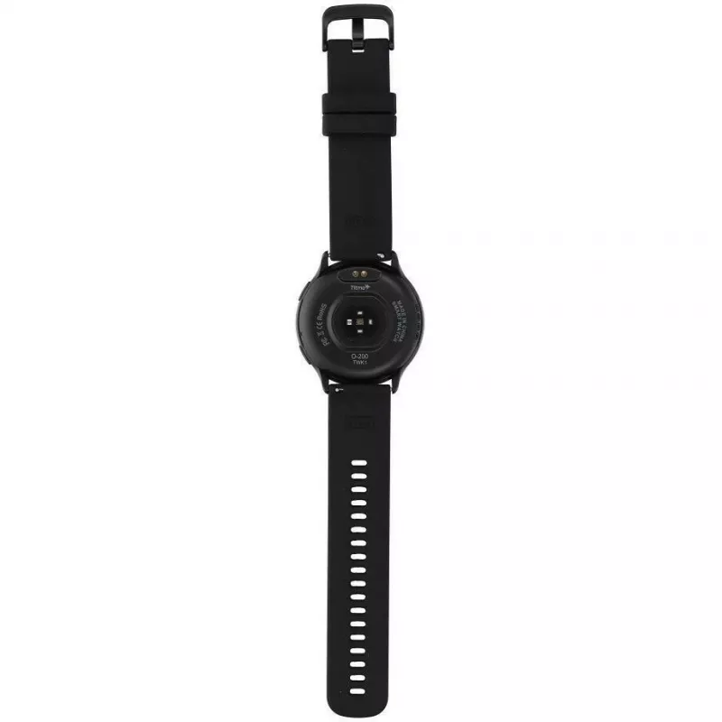 TITMO O-200 Smartwatch z 1.32 cala AMOLED, GPS, Bluetooth 5.0, czujnik tętna, IP68 - Czarny