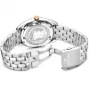 TITONI Airmaster Męski Szwajcarski Zegarek Automatyczny 878SRG-657 41mm Różowe Złoto PVD Stal Szlachetna Brązowa Skóra