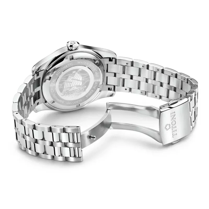 TITONI Zegarek automatyczny męski 83908S-690 40mm Stal nierdzewna