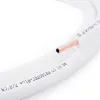 TIVENTO Flex preizolowana rura miedziana 1/4 cala (6,35 mm) - zwoj 50 m