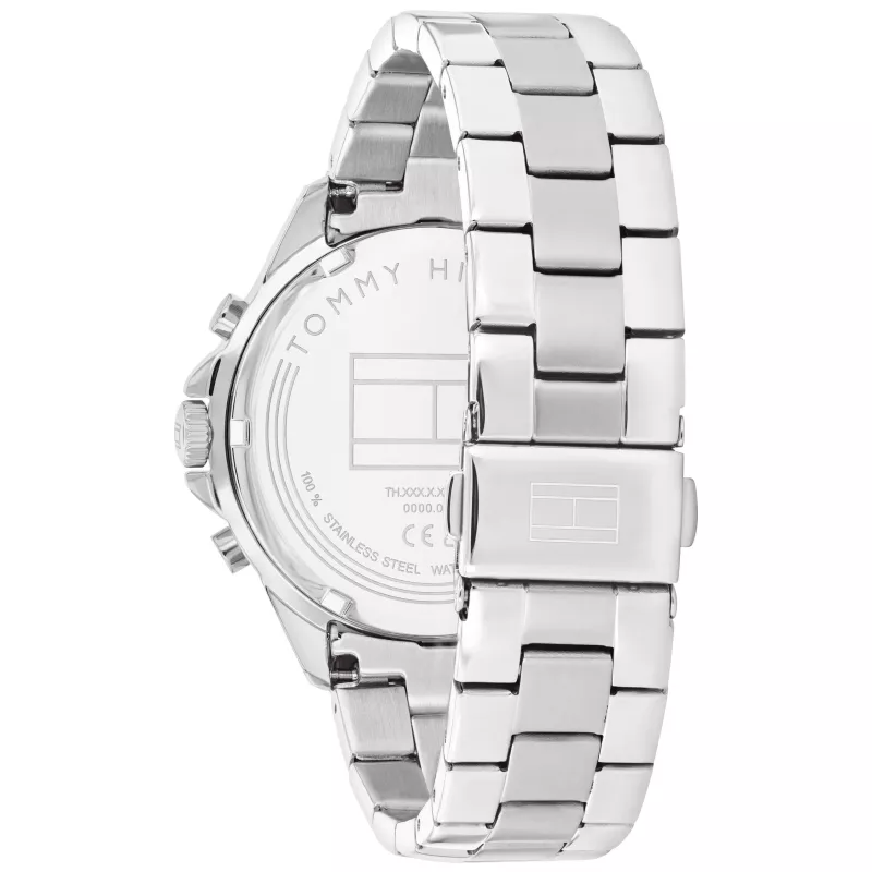 Zegarek męski Tommy Hilfiger Damon Quartz Analogowy 40mm Stal nierdzewna Niebieska tarcza