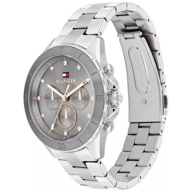 Zegarek męski Tommy Hilfiger Damon Quartz Analogowy 40mm Stal nierdzewna Niebieska tarcza