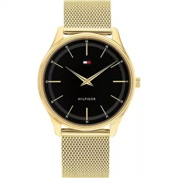Zegarek męski Tommy Hilfiger 1710469 Analogowy Kwarcowy 40mm Niebieska Tarcza Brązowy Skórzany Pasek