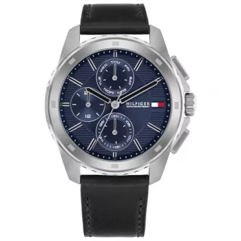 Zegarek Tommy Hilfiger 1710619 Męski Analogowy Kwarcowy 46mm Niebieska Tarcza Stal Szlachetna