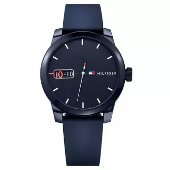 Zegarek Tommy Hilfiger 1791381 Analogowy Kwarcowy 42mm Niebieska Tarcza Brązowa Skóra