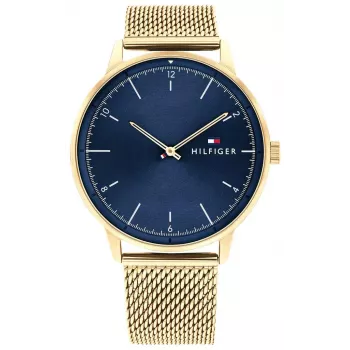 Zegarek Tommy Hilfiger 1791877 Męski Analogowy Kwarcowy 43mm Stal Nierdzewna Niebieska Tarcza