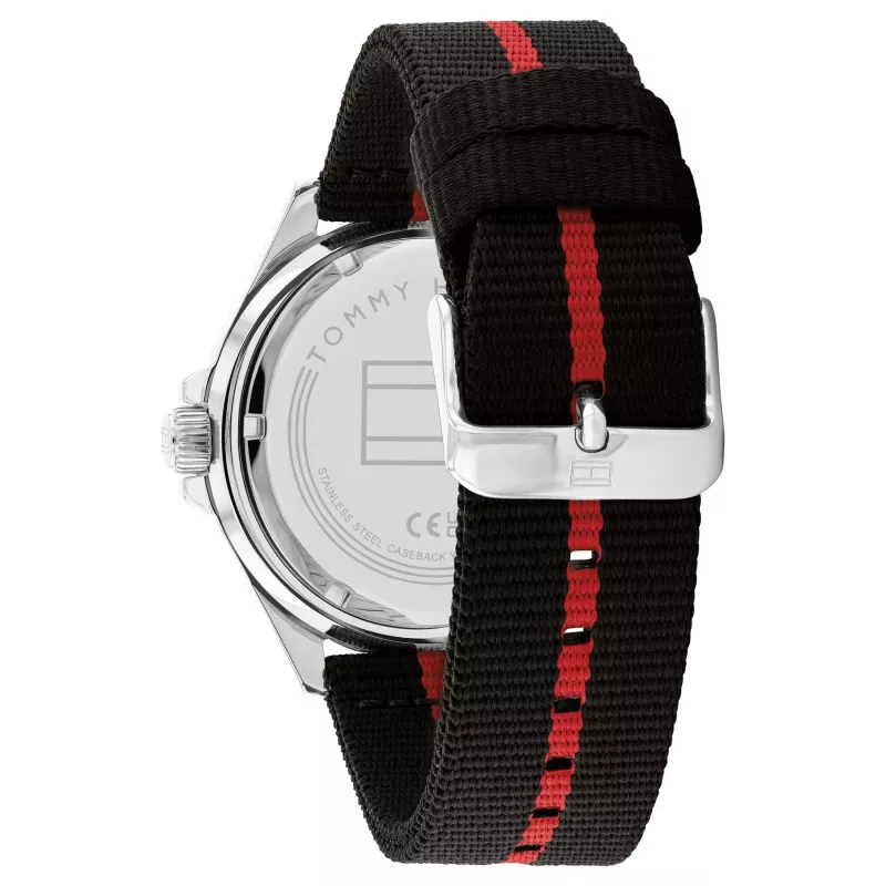 Zegarek Tommy Hilfiger 1792010 Męski Analogowy Kwarcowy 43mm Stal Nierdzewna Niebieska Tarcza