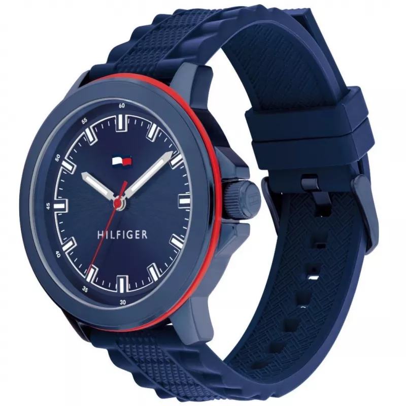 Zegarek Tommy Hilfiger 1792022 Męski Analogowy Kwarcowy 48mm Stal Nierdzewna Niebieska Tarcza