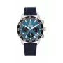 Zegarek Tommy Hilfiger Męski 1792187 Analogowy Kwarcowy 41mm Stal Nierdzewna Niebieska Tarcza