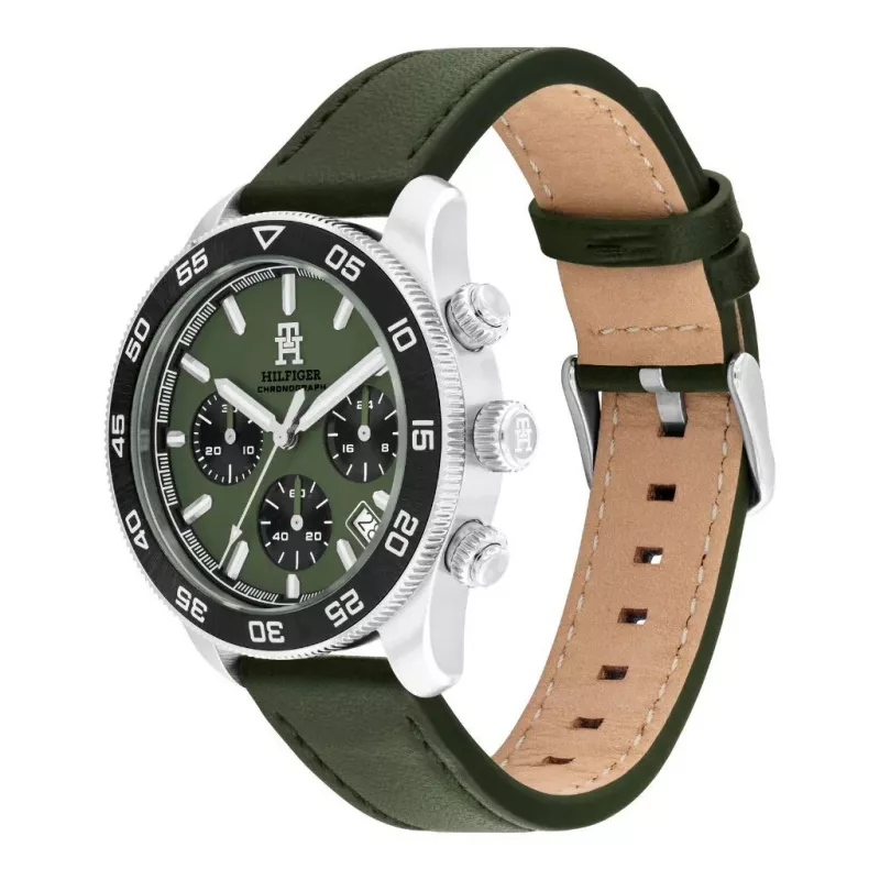 Zegarek Tommy Hilfiger 1792188 Męski Analogowy Kwarcowy 40 mm Stal Szafir Niebieska Tarcza