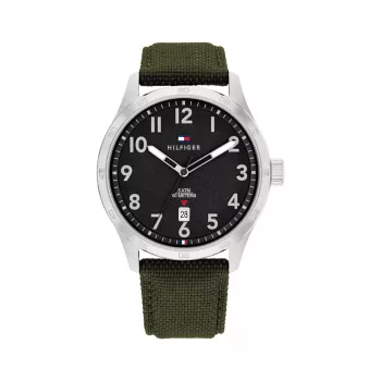 Zegarek męski Tommy Hilfiger Damon Quartz Analogowy 1710593 43mm Niebieska Tarcza Stal Nierdzewna