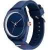 Zegarek Tommy Hilfiger Damon męski kwarcowy 1791927 45mm niebieska tarcza bransoleta ze stali nierdzewnej mesh