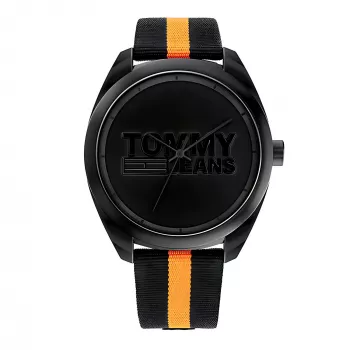 Zegarek Tommy Hilfiger Damon męski kwarcowy 1792042 45 mm stal nierdzewna niebieska tarcza