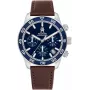 Zegarek męski Tommy Hilfiger Damon 1792163 41mm stal nierdzewna niebieska tarcza
