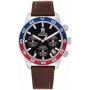 Zegarek Tommy Hilfiger Damon męski 1792166 40mm niebieska tarcza brązowa skóra
