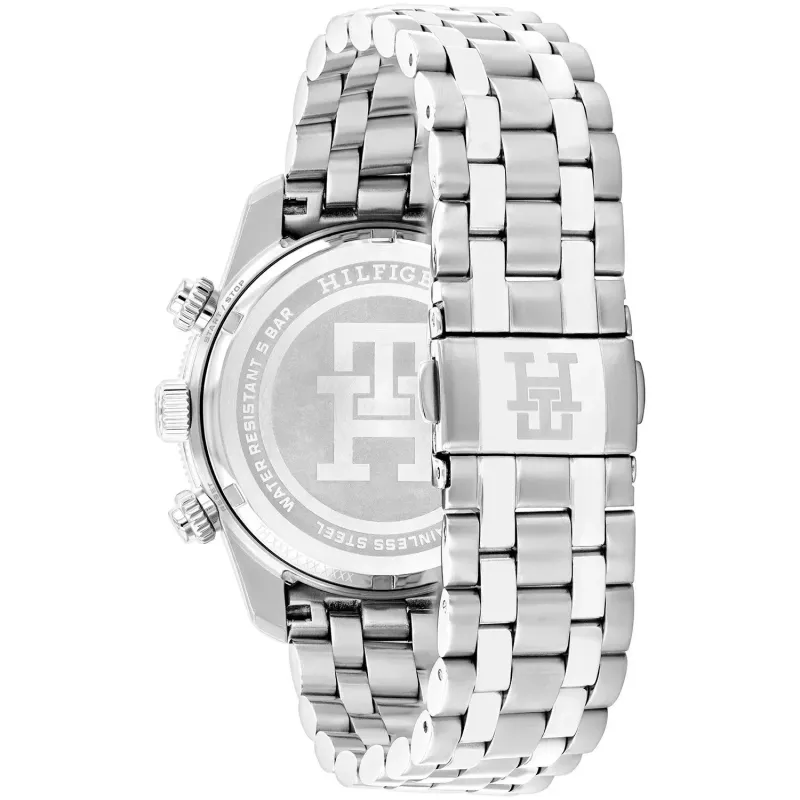 Zegarek Tommy Hilfiger Damon męski kwarcowy 1792185 41mm niebieska tarcza stal nierdzewna