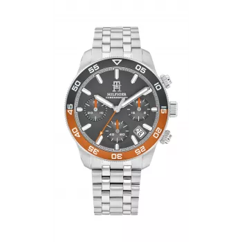 Zegarek Tommy Hilfiger Damon męski kwarcowy 1792186 41mm stal nierdzewna niebieska tarcza