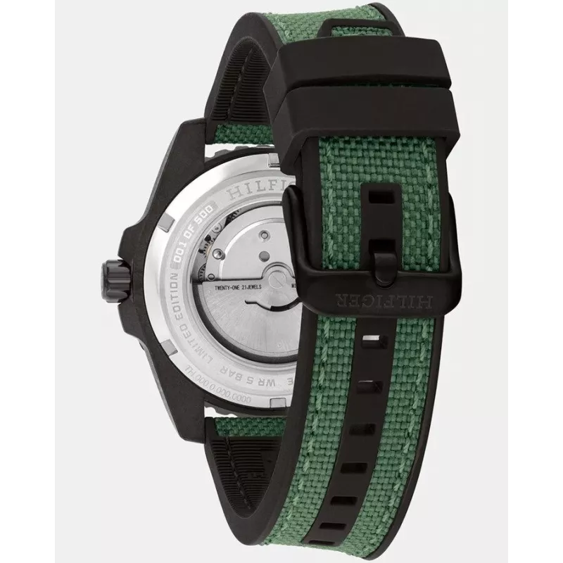 Zegarek Tommy Hilfiger Daniel męski kwarcowy 1792161 42mm niebieska tarcza brązowa skóra