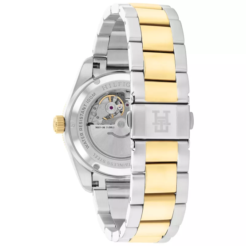 Zegarek Tommy Hilfiger Deacon Męski Kwarcowy 40mm Niebieska Tarcza Stalowa Siatka