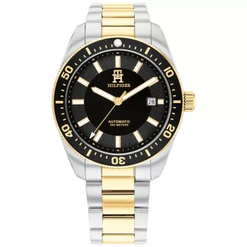Zegarek Tommy Hilfiger Deacon Męski Kwarcowy 40mm Niebieska Tarcza Stalowa Siatka