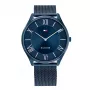 Zegarek męski Tommy Hilfiger Decker 1710514 43mm Niebieska tarcza Brązowa skóra