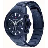 Zegarek Tommy Hilfiger Decker Męski Kwarcowy 1710652 46mm Niebieska Tarcza Stal Szlachetna