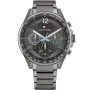 Zegarek Tommy Hilfiger Decker Męski Kwarcowy 1791975 44 mm Niebieska Tarcza Stalowa Siatka