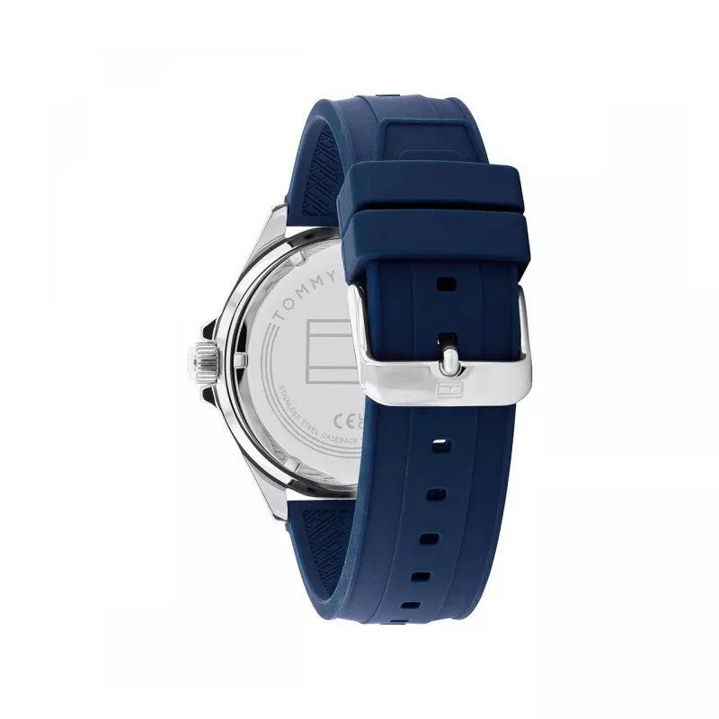 Zegarek Tommy Hilfiger Decker Męski Kwarcowy 1792009 43mm Niebieska Tarcza Stal Szlachetna