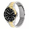 Zegarek Tommy Hilfiger Decker Quartz 1792013 43mm Niebieska Tarcza Brązowa Skóra