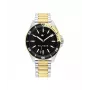 Zegarek Tommy Hilfiger Decker Quartz 1792013 43mm Niebieska Tarcza Brązowa Skóra