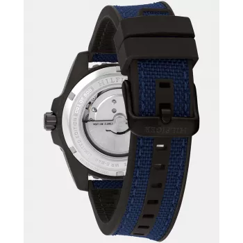 Zegarek Tommy Hilfiger Decker Męski Kwarcowy 1792160 42mm Stal Nierdzewna Niebieska Tarcza