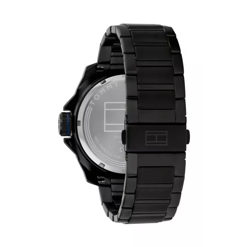 Tommy Hilfiger Męski Zegarek Kwarcowy Analogowy 1792139 49mm Niebieski Silikon