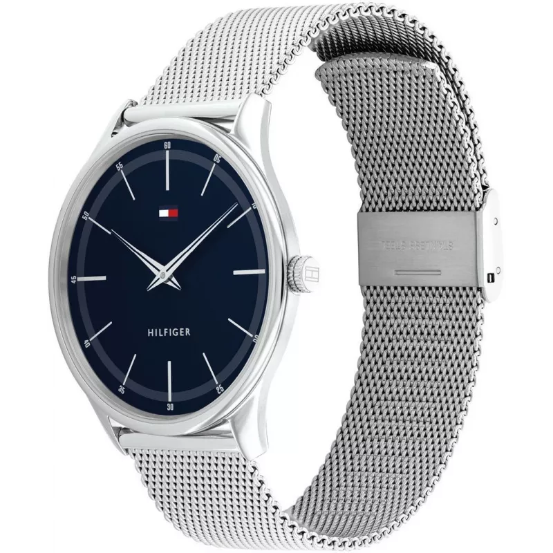 Zegarek męski TOMMY HILFIGER TH Sport Quartz 40mm Niebieska tarcza Brązowy pasek skórzany 1710468