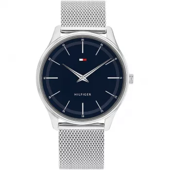 Zegarek męski TOMMY HILFIGER TH Sport Quartz 40mm Niebieska tarcza Brązowy pasek skórzany 1710468