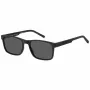 Tommy Hilfiger Men's TH2089S003M9 Rectangular Polarized Sunglasses - Matte Black