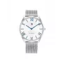 Zegarek męski TOMMY HILFIGER 1710512 43mm Niebieska tarcza Brązowy pasek skórzany