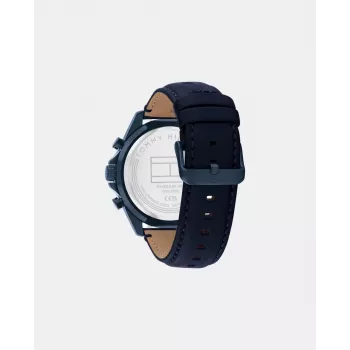 Zegarek męski TOMMY HILFIGER 1710655 48mm Stal nierdzewna Niebieska tarcza