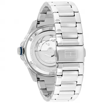 Zegarek męski Tommy Hilfiger 1710695 42mm Niebieska tarcza Stalowa siatka