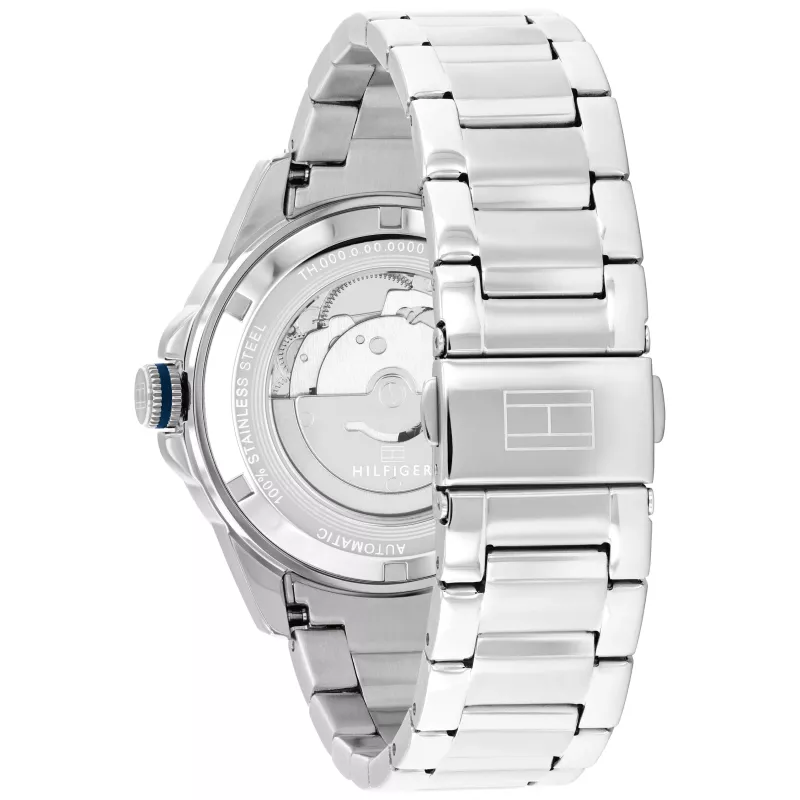 Zegarek męski Tommy Hilfiger 1710695 42mm Niebieska tarcza Stalowa siatka