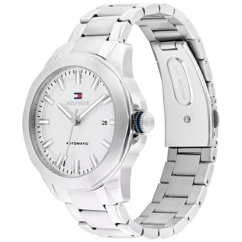 Zegarek męski Tommy Hilfiger 1710695 42mm Niebieska tarcza Stalowa siatka