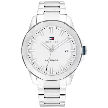 Zegarek męski Tommy Hilfiger 1710695 42mm Niebieska tarcza Stalowa siatka