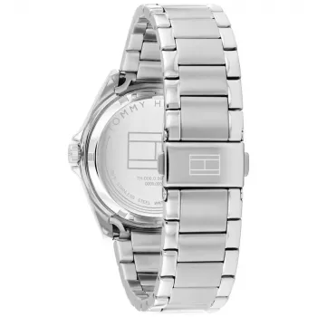 Zegarek męski Tommy Hilfiger 1710718 39mm Niebieska tarcza Brązowy pasek skórzany