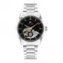 Zegarek męski Tommy Hilfiger 1710718 39mm Niebieska tarcza Brązowy pasek skórzany