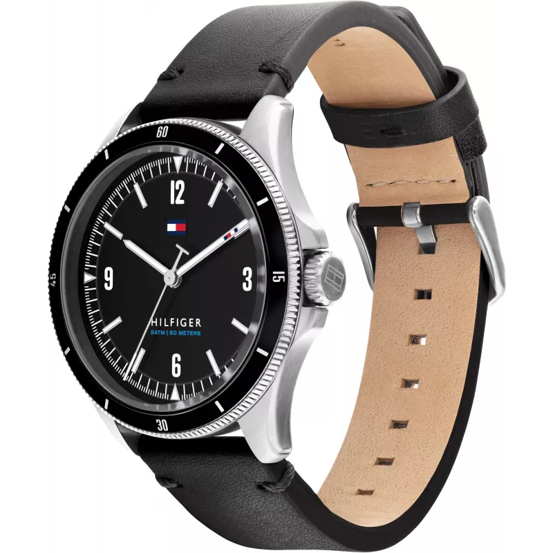 Zegarek męski Tommy Hilfiger 1791904 44mm Stal nierdzewna Niebieska tarcza