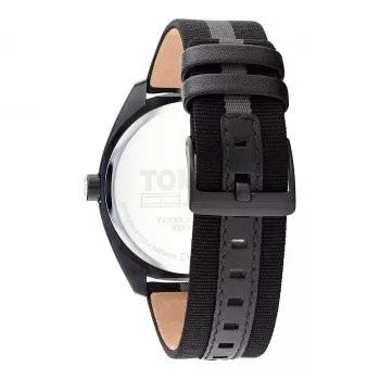 Zegarek męski Tommy Hilfiger 1792039 45 mm Niebieska tarcza Brązowa skóra