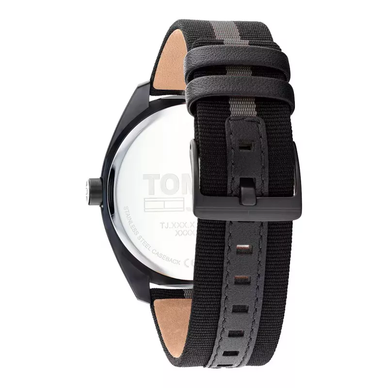 Zegarek męski Tommy Hilfiger 1792039 45 mm Niebieska tarcza Brązowa skóra