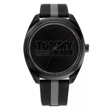 Zegarek męski Tommy Hilfiger 1792039 45 mm Niebieska tarcza Brązowa skóra
