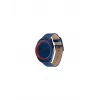 Zegarek męski Tommy Hilfiger 1792041 45 mm Niebieska tarcza Brązowy pasek skórzany